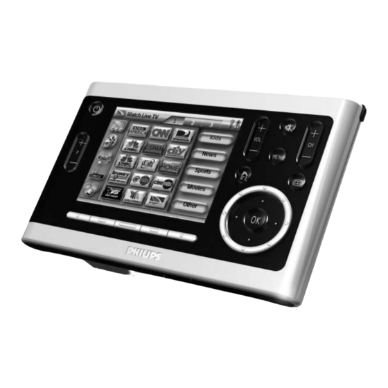 Philips Pronto series Handbücher