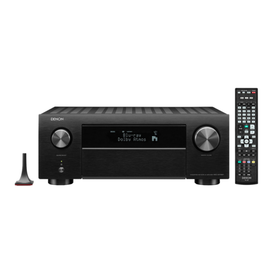 Denon AVC-X4700H Handbücher