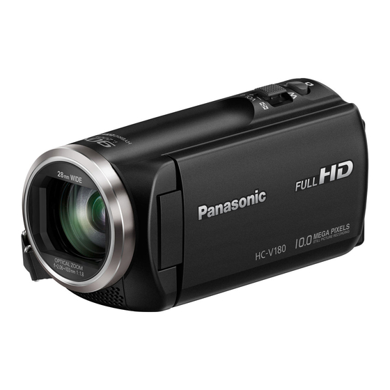 Panasonic HC-V180 Handbücher