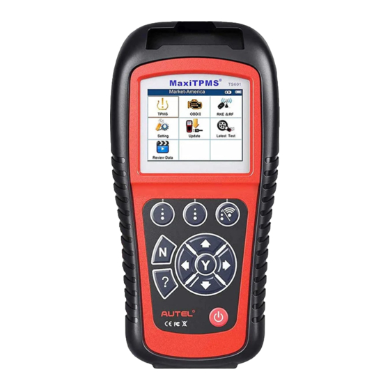 Autel TS601 MaxiTPMS Handbücher