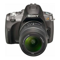 Sony DSLR-A330 Gebrauchsanleitung