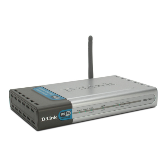 D-Link DSL-G624T Handbücher