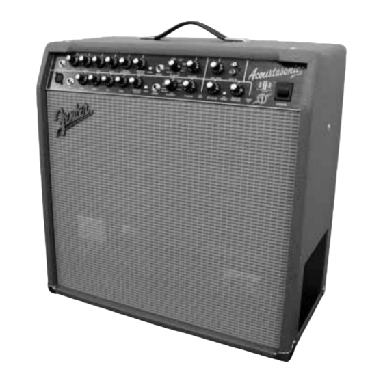 Fender Acoustasonic SFX II Handbücher