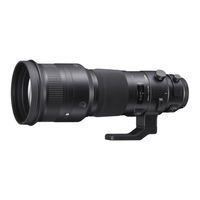 Sigma 500mm F4 DG OS HSM sports Bedienungsanleitung