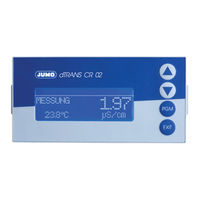 Jumo dTRANS CR 02 Betriebsanleitung