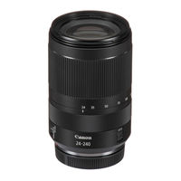Canon RF24-240mm F4-6.3 IS USM Bedienungsanleitung