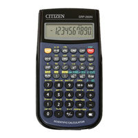 Citizen SRP-265N Anweisungshandbuch