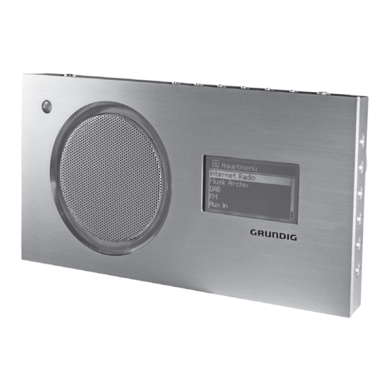 Grundig Cosmopolit 7 A WEB Handbücher