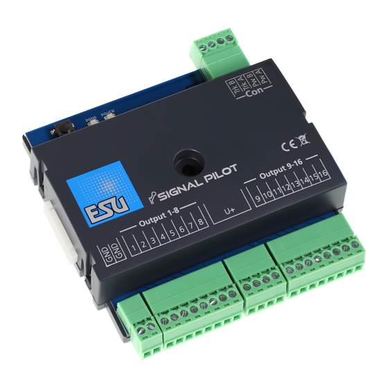 Esu SignalPilot 51840 Handbücher