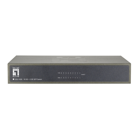 LevelOne GEU-1628 Handbücher