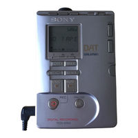 Sony TCD-D100 Bedienungsanleitung