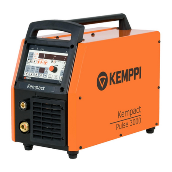Kemppi KempactPuls 3000 Handbücher