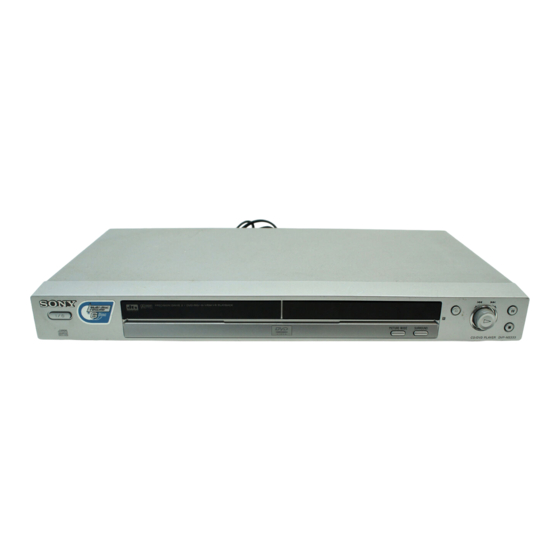 Sony DVP-NS330 Handbücher