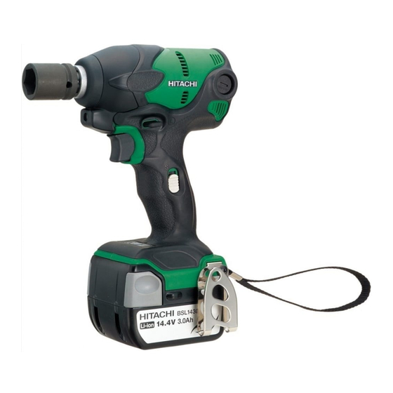 Hitachi WR 14DSL Handbücher