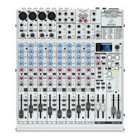 Behringer Eurorack UB1622FX-Pro Bedienungsanleitung