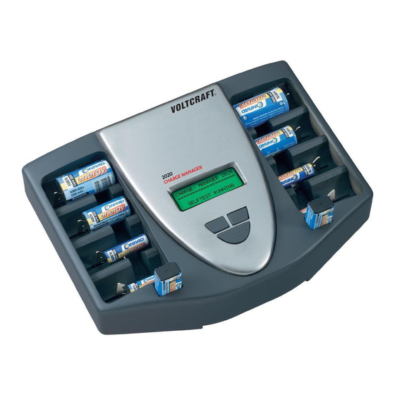 Voltcraft Charge Manager 2020 Handbücher