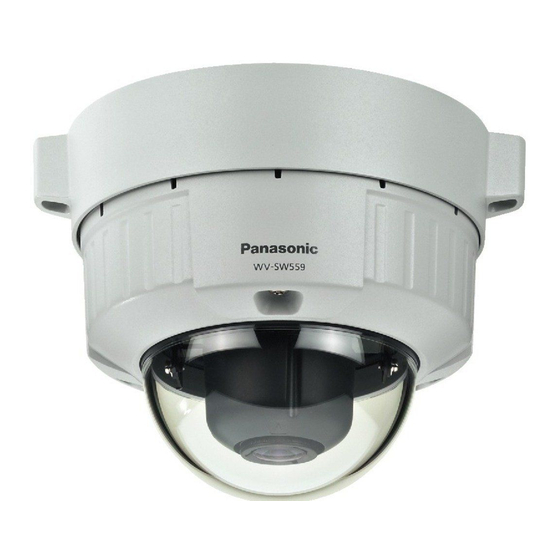 Panasonic WV-SW558 Handbücher