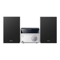 Sony CMT-S20 Bedienungsanleitung