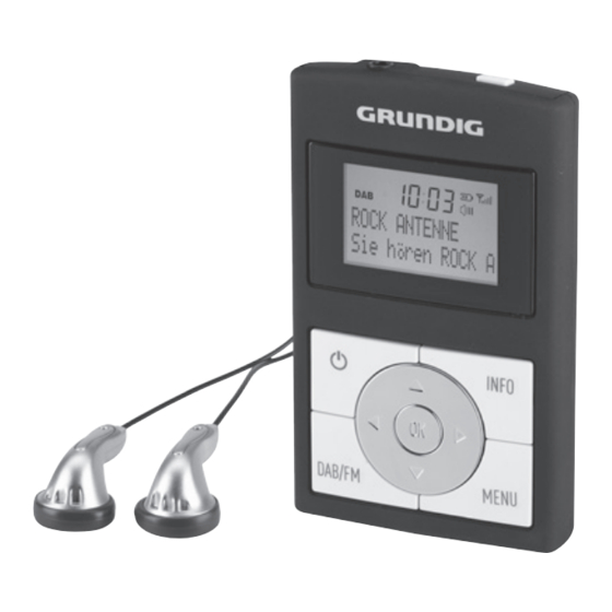 Grundig Micro 75 DAB plus Handbücher