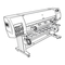 Drucker HP DESIGNJET Z6600 Montageanleitung