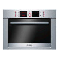 Bosch HBC86P7.3 Vulkan Schwarz Kompaktgerät mit integrierter Mikrowelle Gebrauchsanleitung