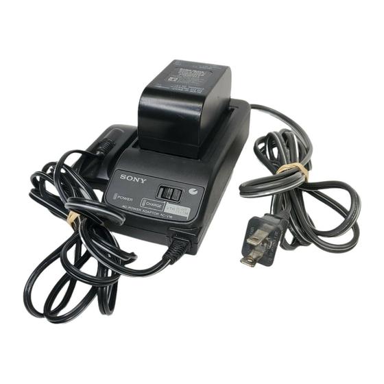 Sony AC-V17 Handbücher