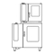 Kommerzielle Lebensmittel Ausrüstung Rational Combi-Duo 10 2/1 GN Serie Installations-Handbuch