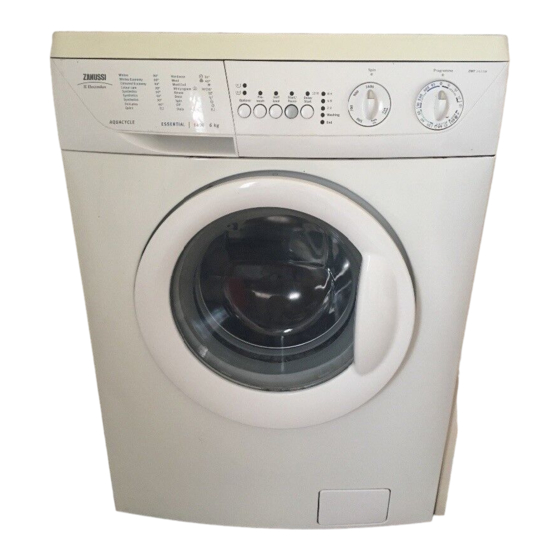 Zanussi ZWF 1000 Handbücher