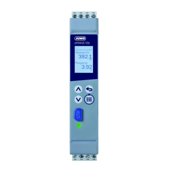 JUMO dTRANS T06 Handbücher