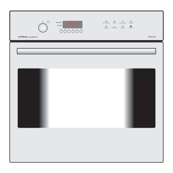 privileg EB 8090 E-P Handbücher