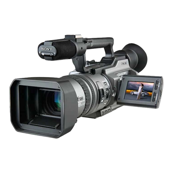 Sony DCR-VX2100E Handbücher