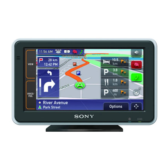 Sony NAV-U NV-U92T Handbücher