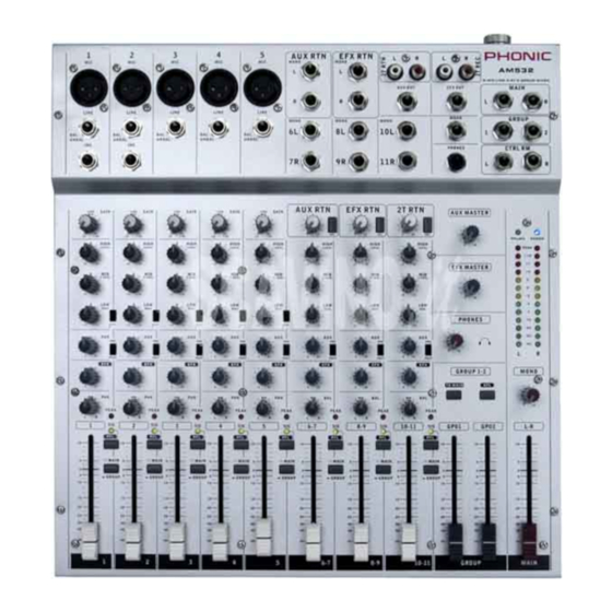 Phonic AM532 Handbücher