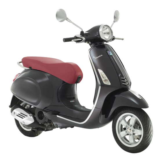 PIAGGIO VESPA PRIMAVERA 50 4T Handbücher