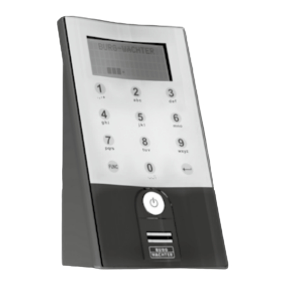 BURG-WACHTER secuENTRY easy Fingerprint Handbücher