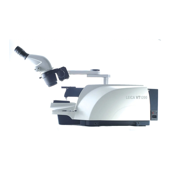 Leica VT1200 Handbücher
