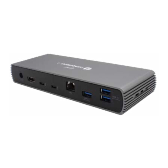 i-tec TB4DUALDOCKPD Handbücher