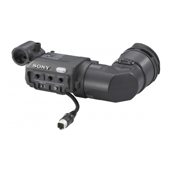 Sony DXF-801 Handbücher