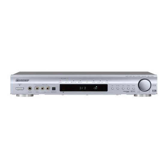 Pioneer VSX-C300 Handbücher