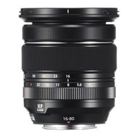 Fujifilm XF16-80mmF4 R OIS WR Handbuch