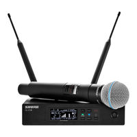 Shure QLX-D Serie Bedienungsanleitung