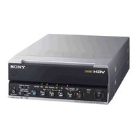 Sony HVR-M15AE Bedienungsanleitung