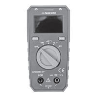 Parkside WWS-DMM-H01 Bedienungs- Und Sicherheitshinweise