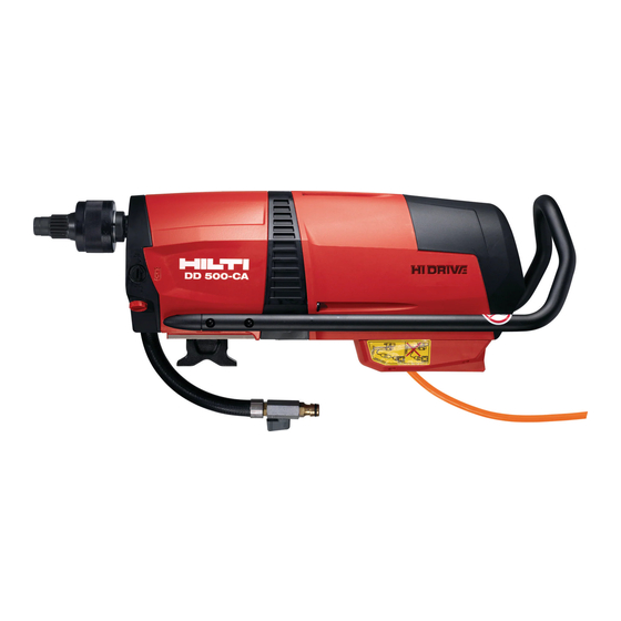 hilti DD 500-CA Handbücher