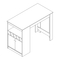 Tische Costway JV12660 Bedienungsanleitung