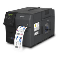 Epson tm-c7500 Inbetriebnahmeanweisungen