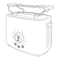 Toaster edeka TA1018-GS Bedienungsanleitung