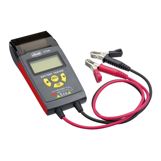 Vigor Equipment V7548 Handbücher