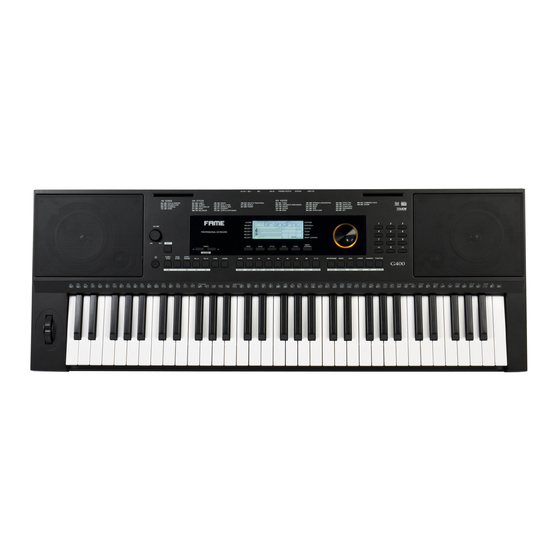 Musicstore FAME G400 Handbücher