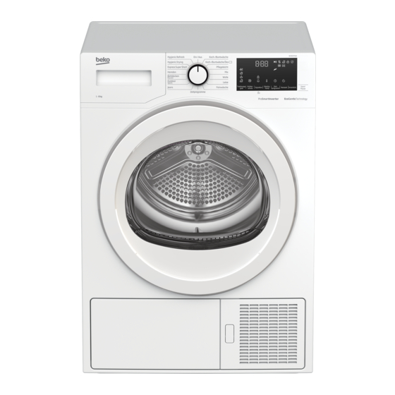 Beko DE8537PA0 Handbücher